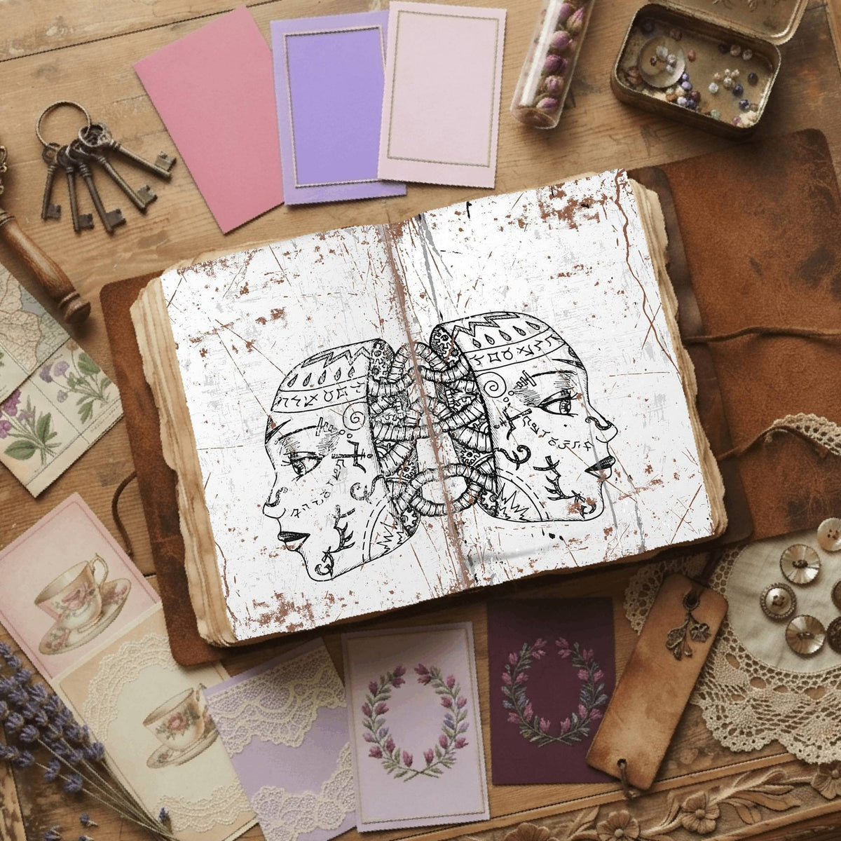 Steampunk Digital Papers