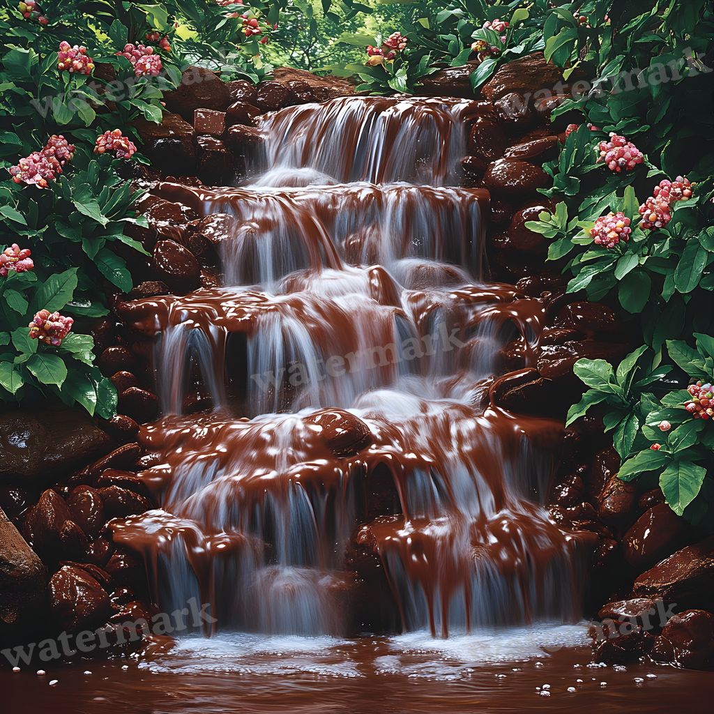 The Chocolate digital photo backdrop for photo editing, preview 11