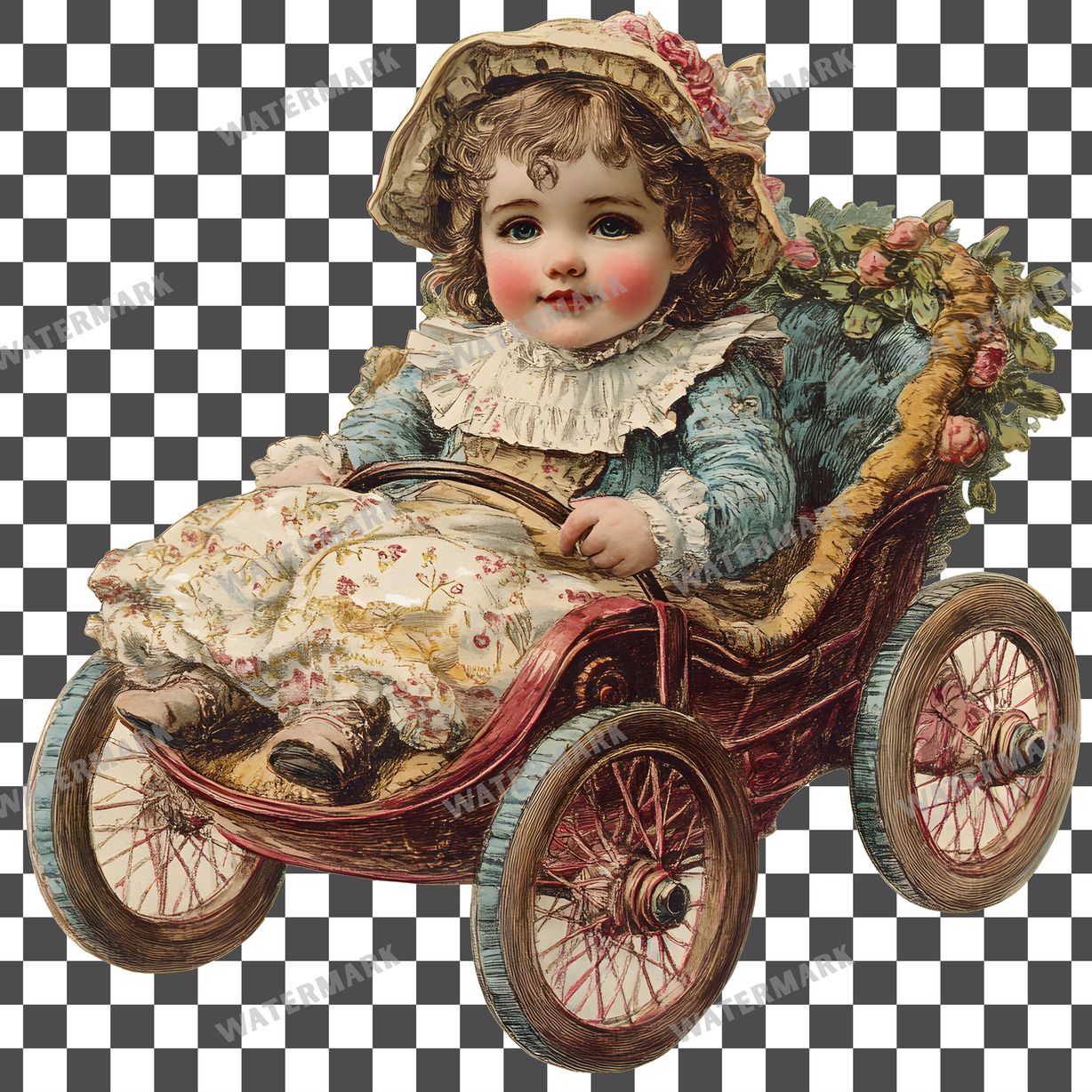Toy Vintage Style Clipart Pngs