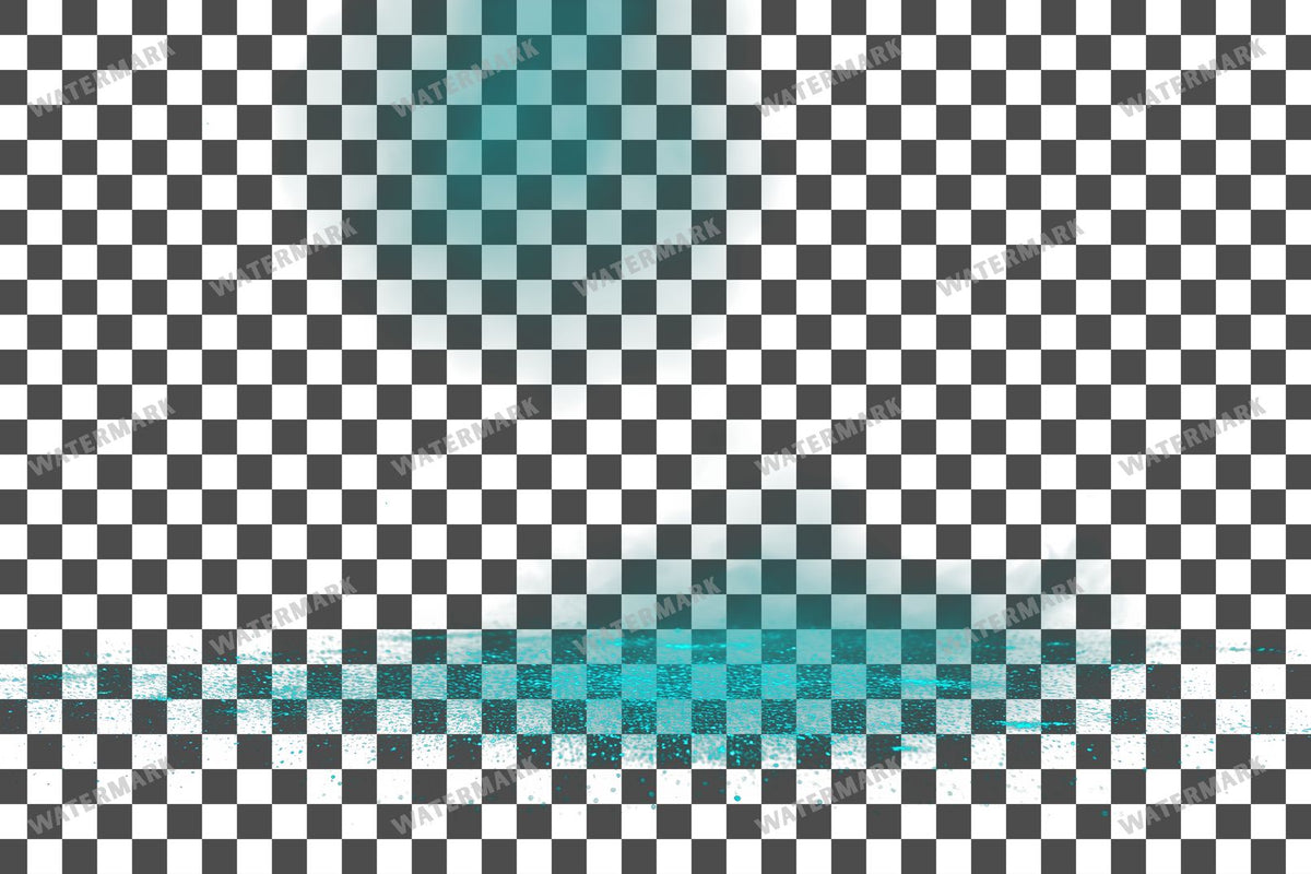 Turquoise Light Transparent Overlay Pngs