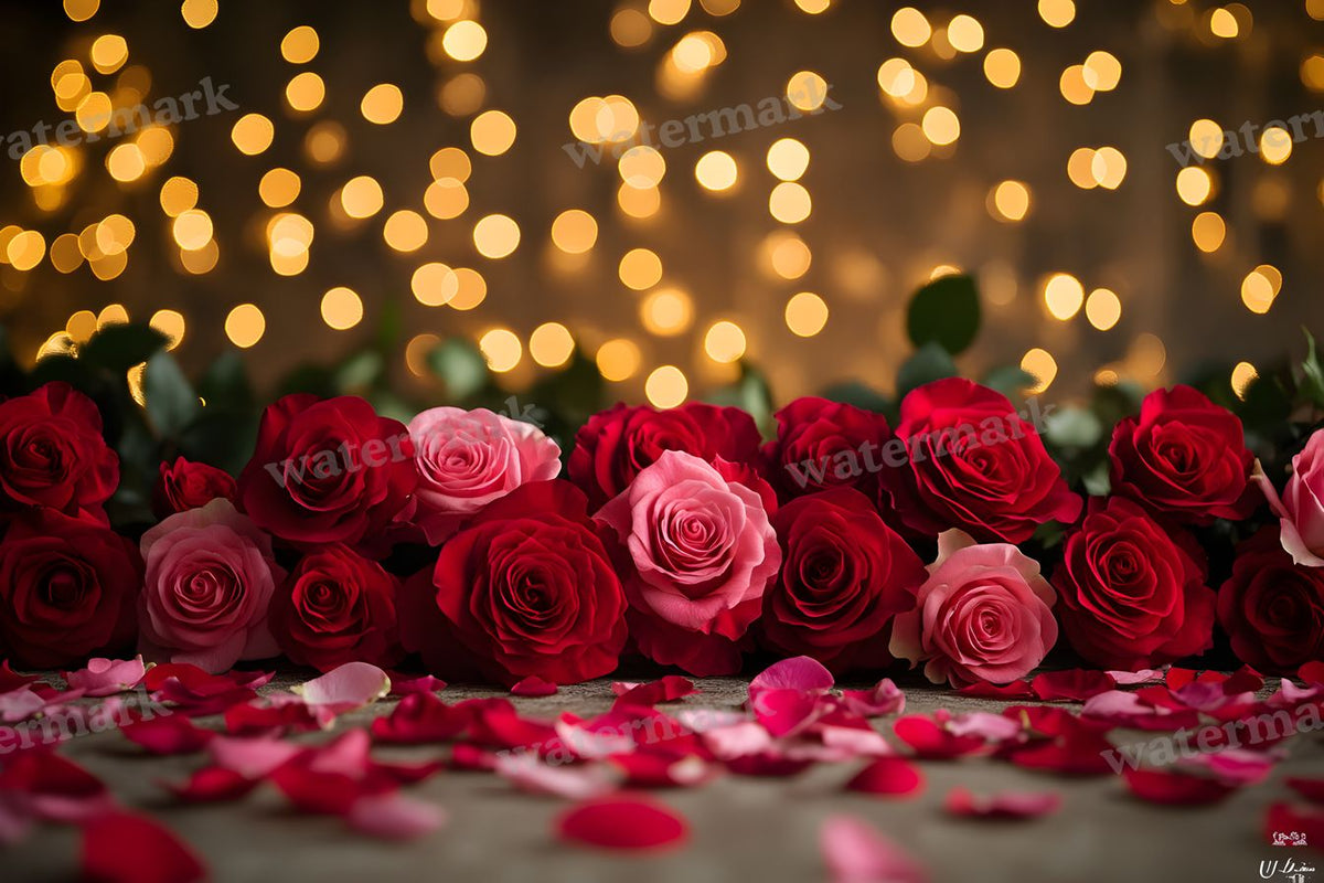 Valentine Rose Garden digital photo backdrop for photo editing, preview 11