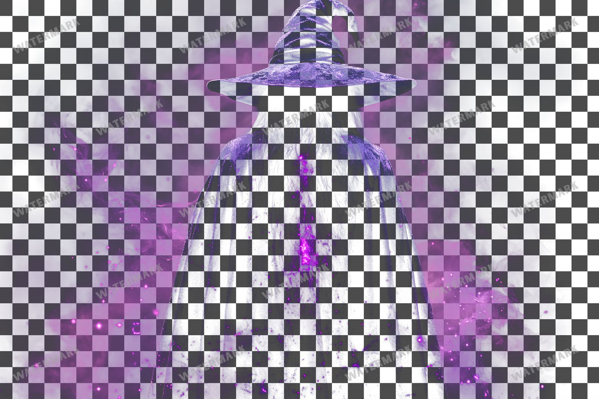 Vibrant Witchs Robe Transparent Overlay Pngs