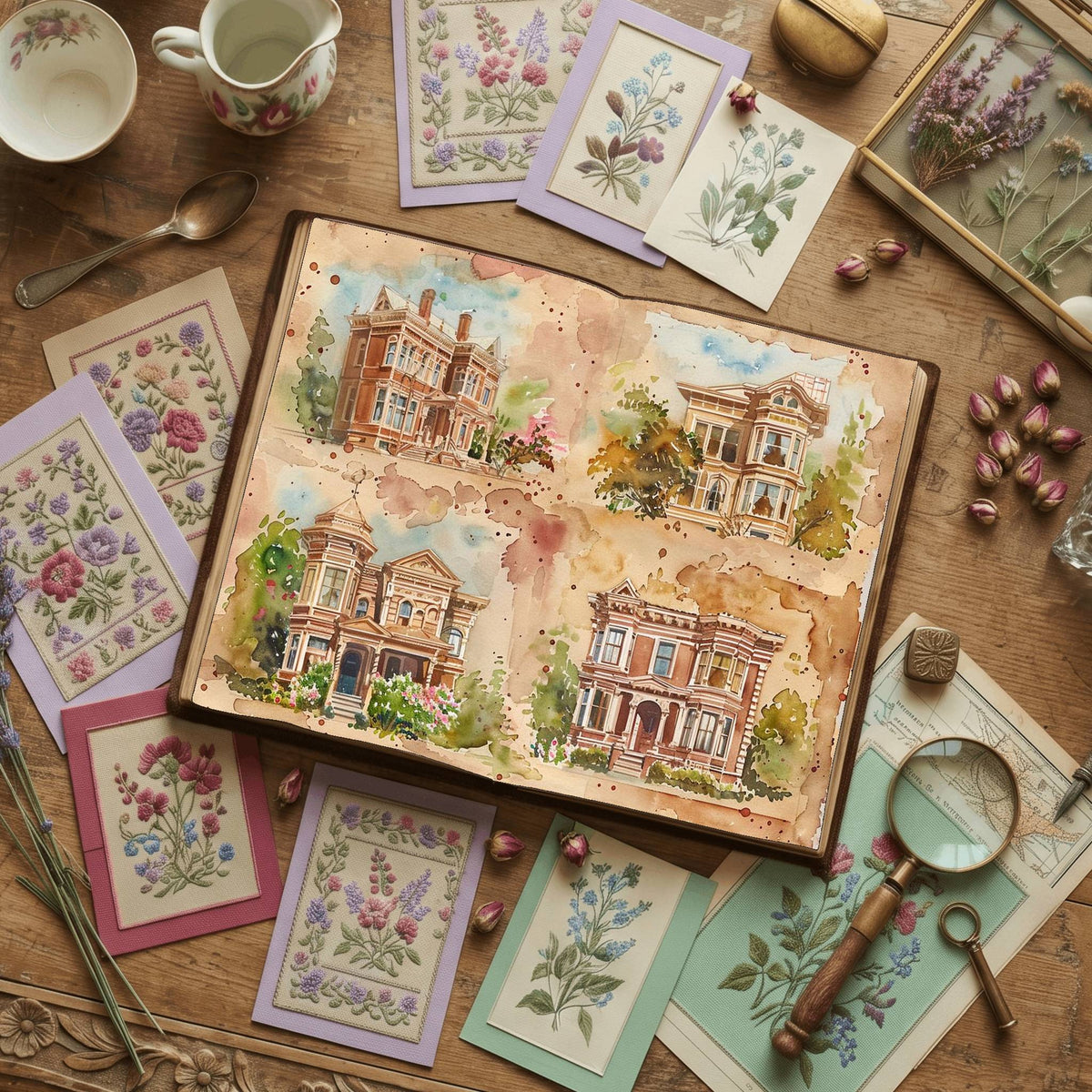 Victorian Life printable junk journal paper, page preview 12