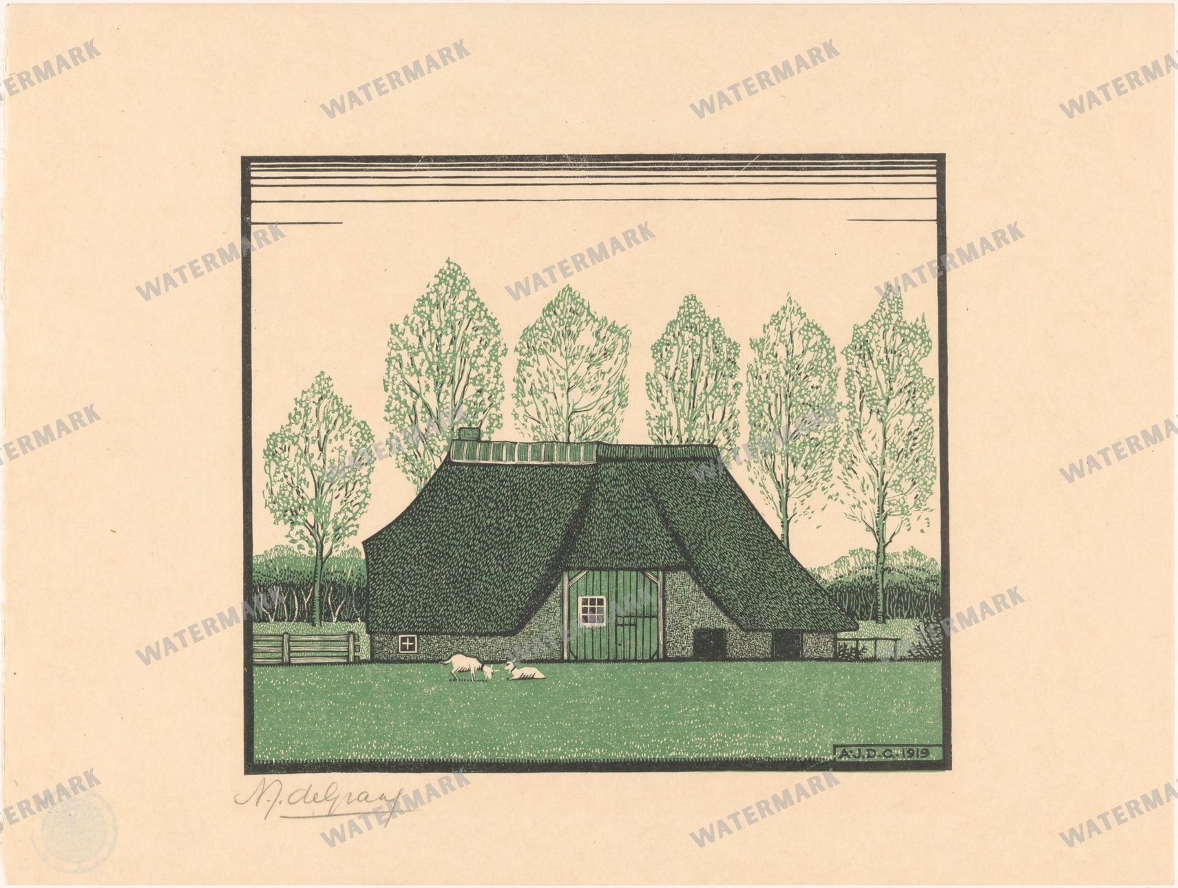 Wall Art Vintage Paintings