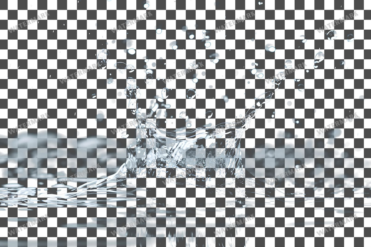 Water Splash Transparent Overlay Pngs