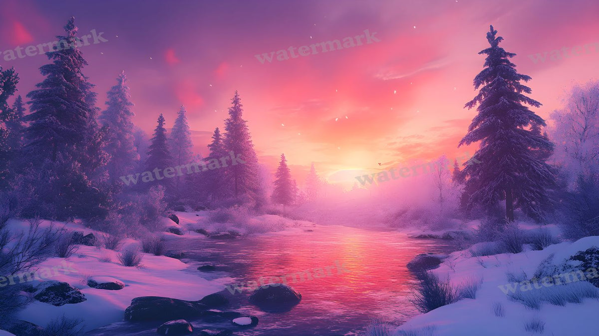 Winter Snow Backdrop Images