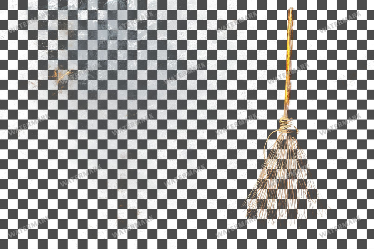 Witch Broom Transparent Overlay Pngs