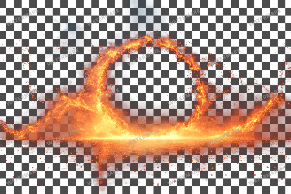 Witch Portal PNG overlay on a transparent checkered background, preview 12
