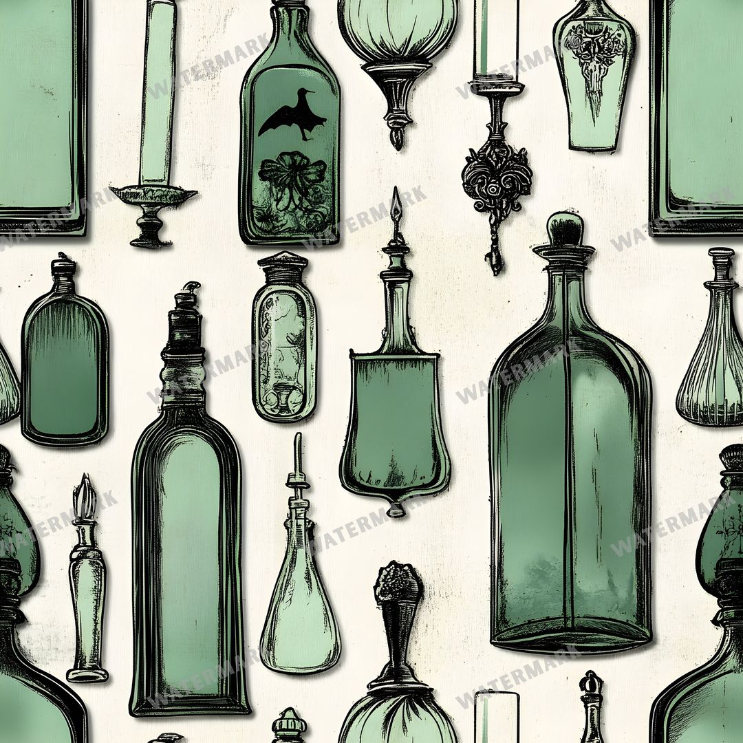 Witchcraft Seamless Pattern