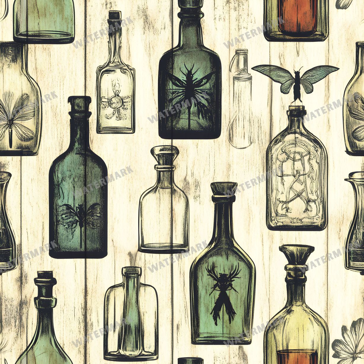 Witchcraft Seamless Pattern