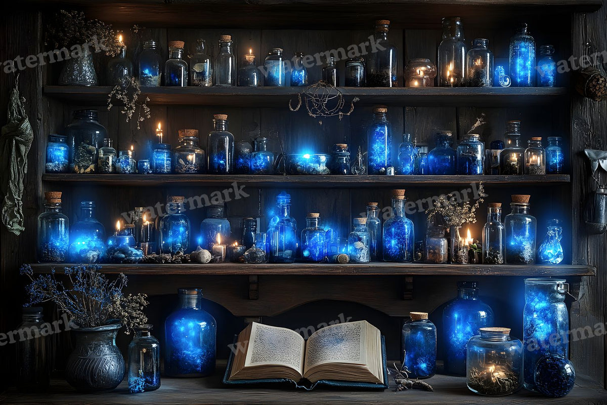 Witchs Apothecary Backdrop Images