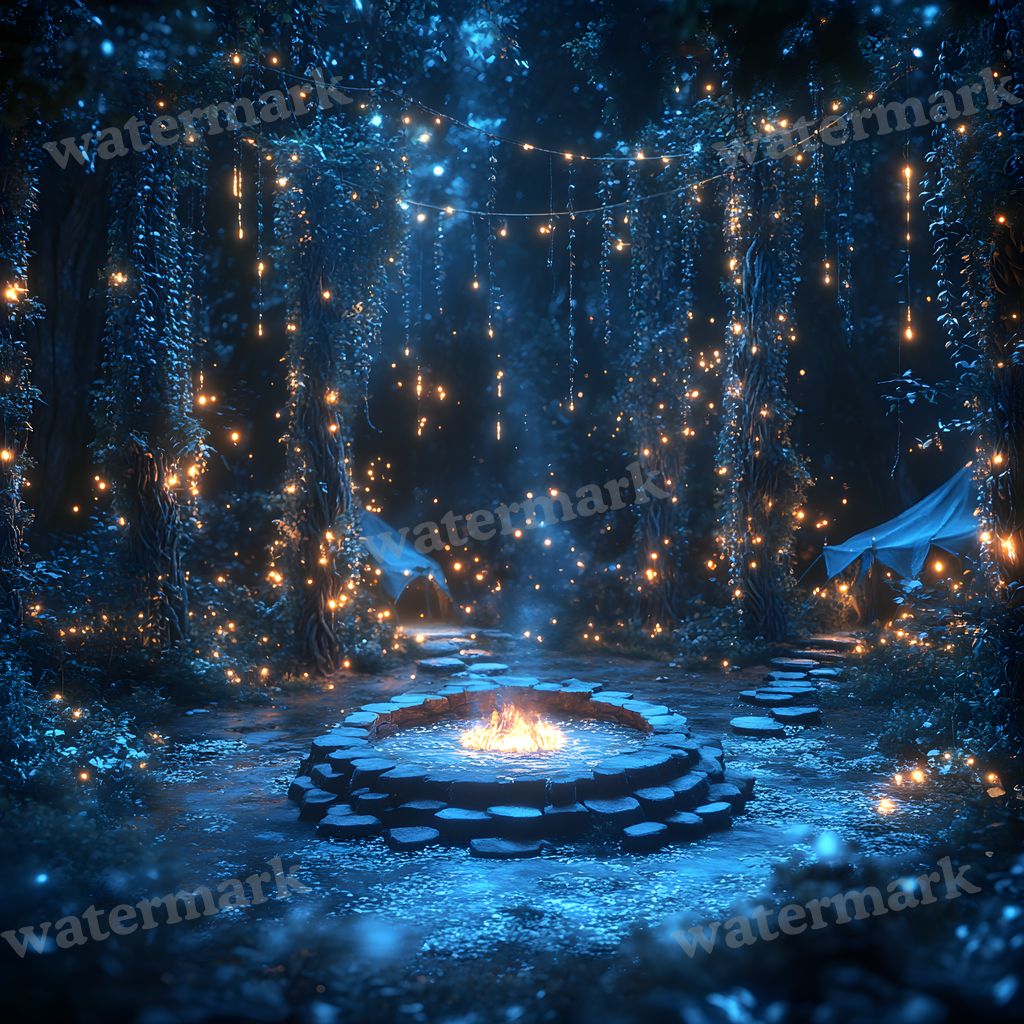 Woodland Elf Sanctuary Backdrop Images