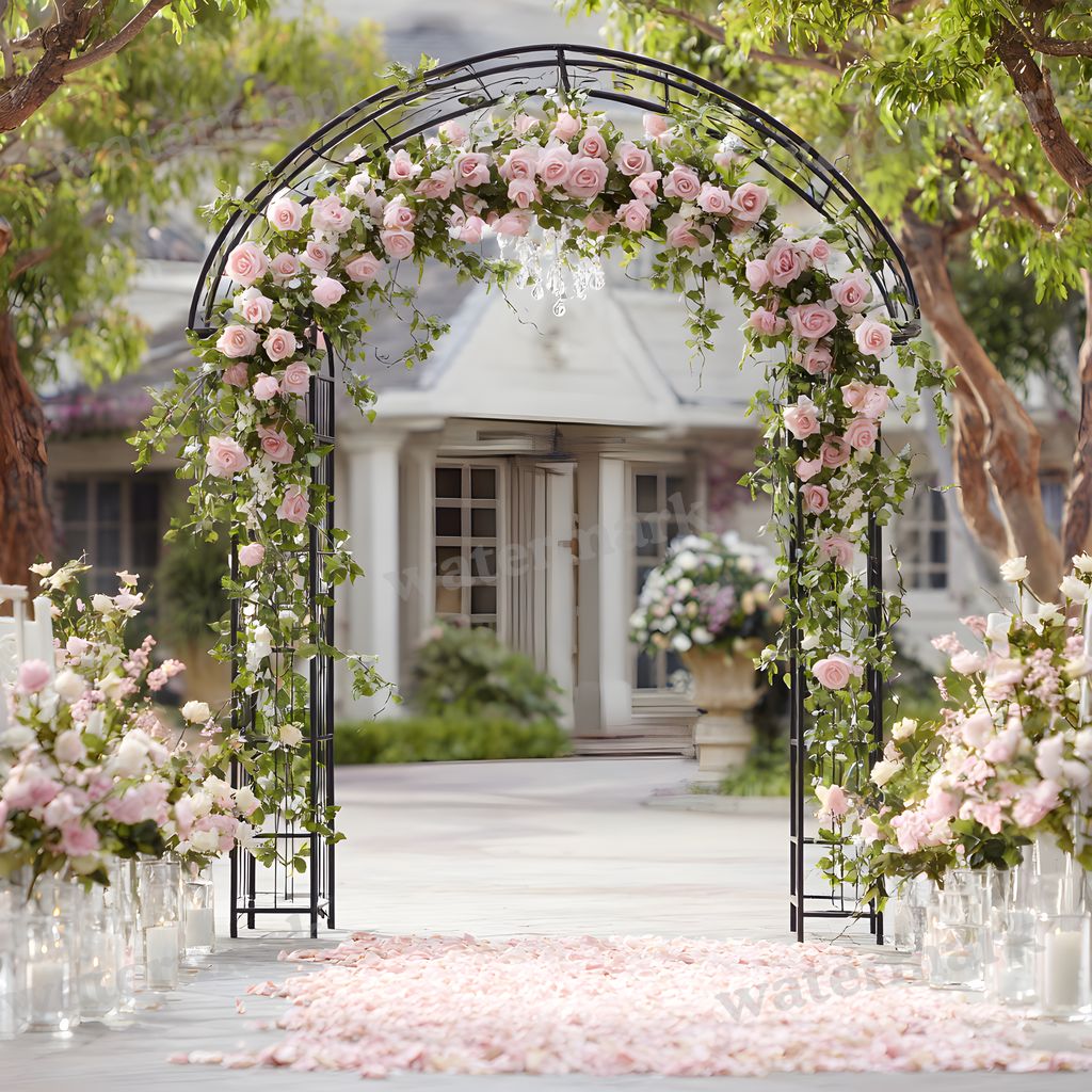 Wrought Iron Arch Decor Backdrop Images