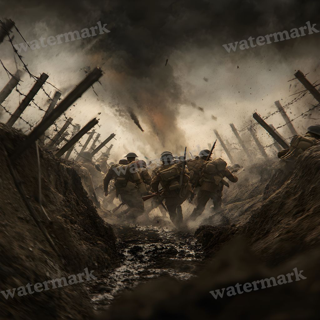 Ww Soldiercharging Backdrop Images