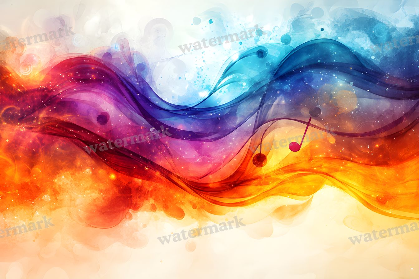 Abstract Music Patterns Backdrop Images