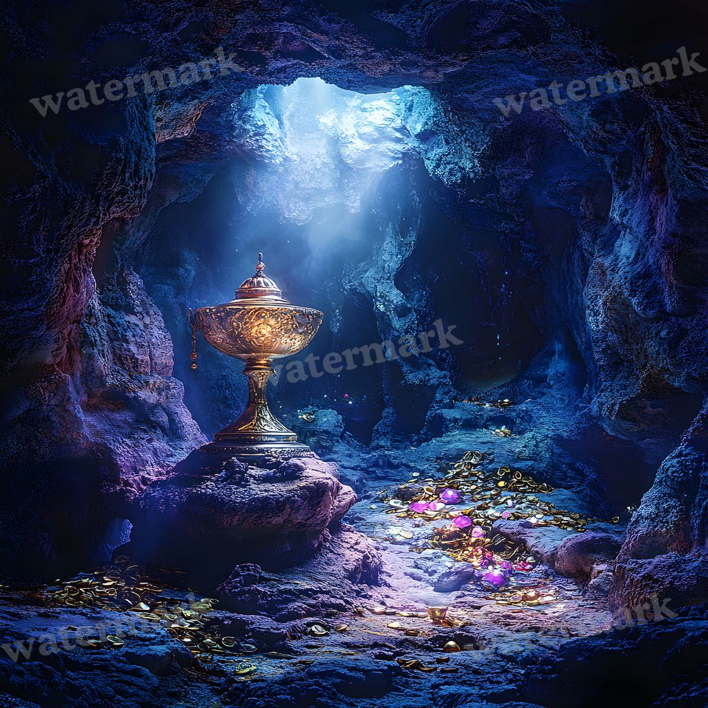 Aladdins Enchanted Cave Backdrop Images