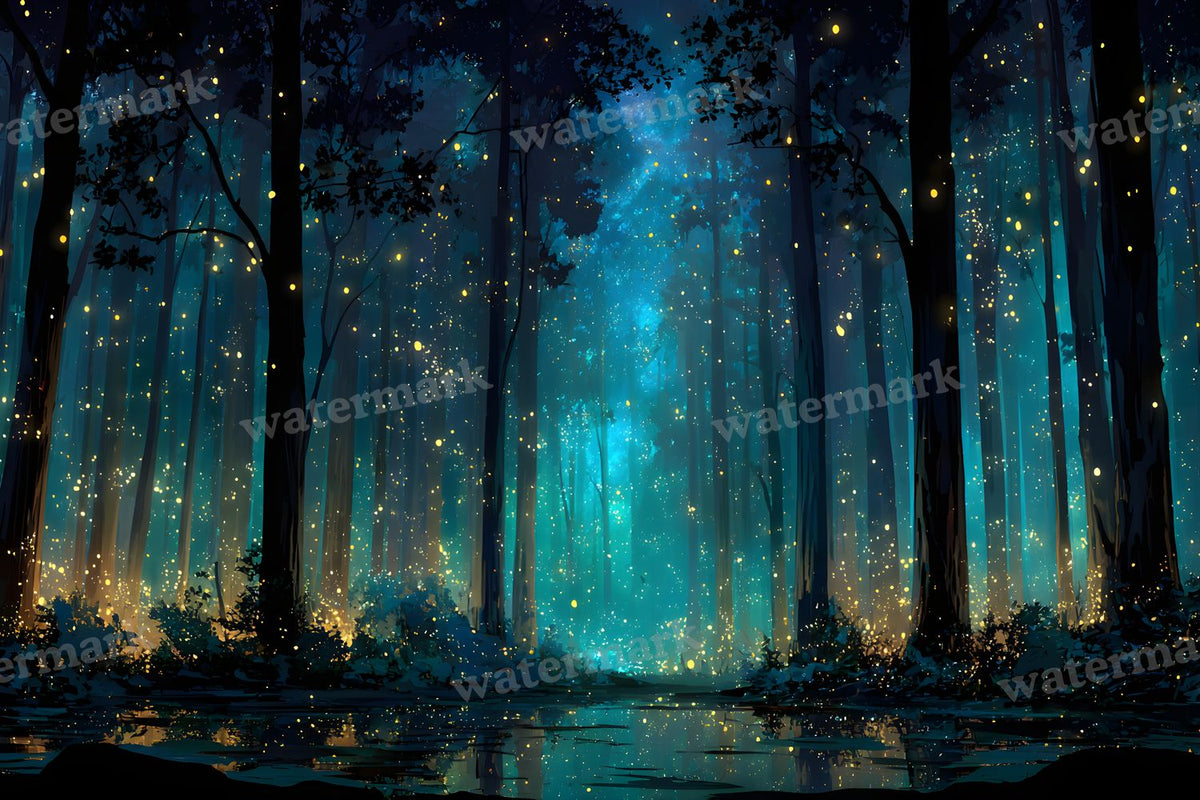 Alice Wonderland Magical Forest Backdrop Images