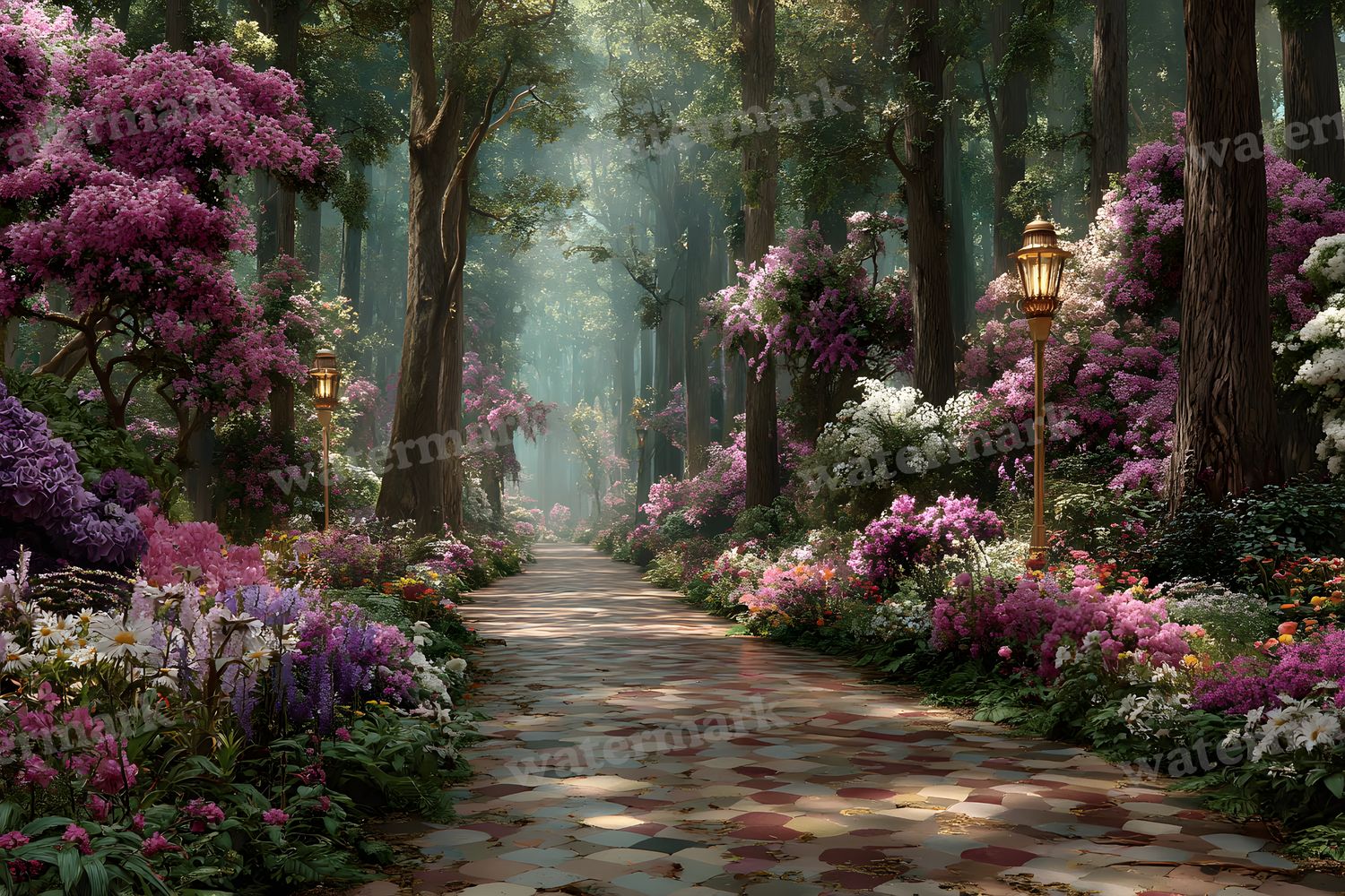 Alice Wonderland Theme Backdrop Images