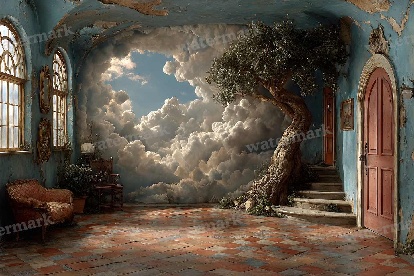 Alice Wonderland Backdrop Images