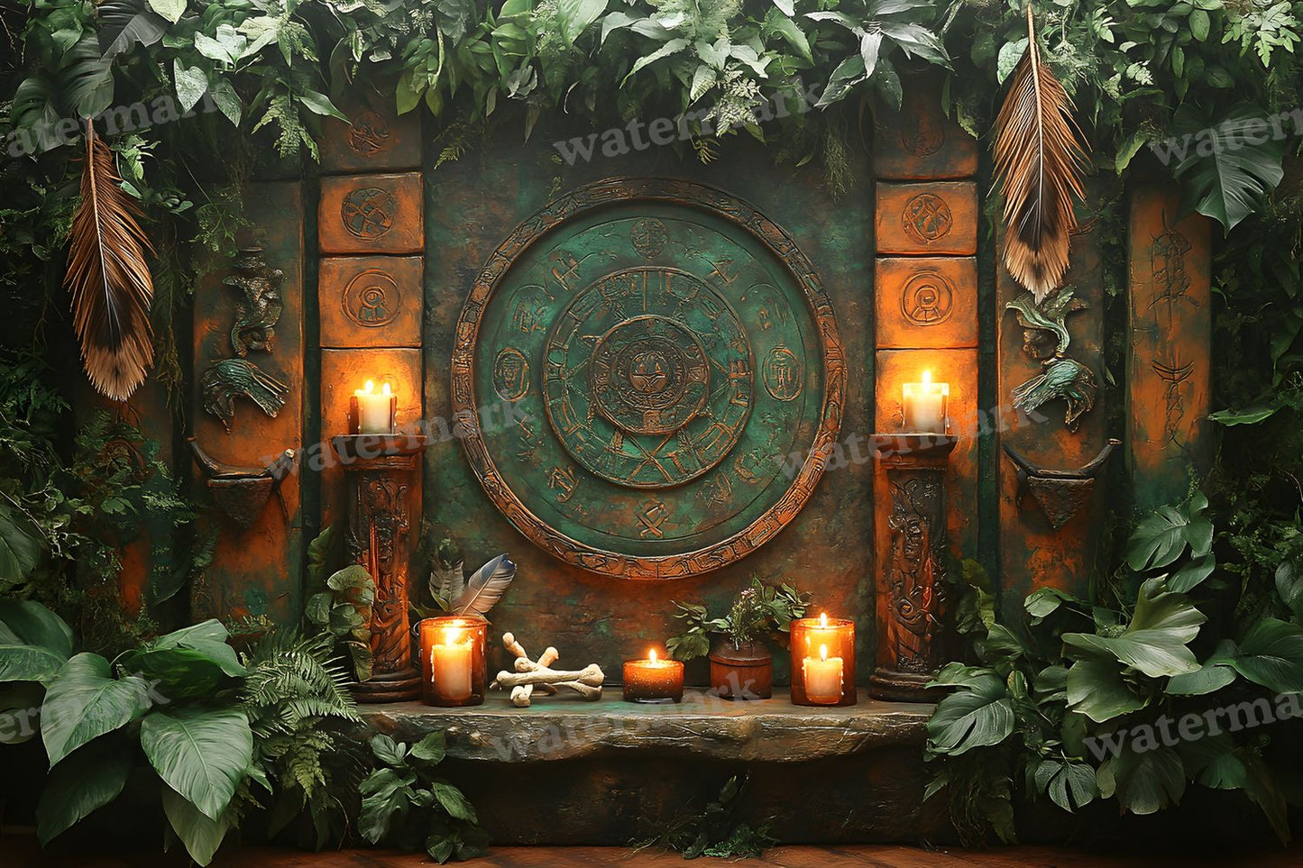 Amazonian Shamanic Ritual Backdrop Images