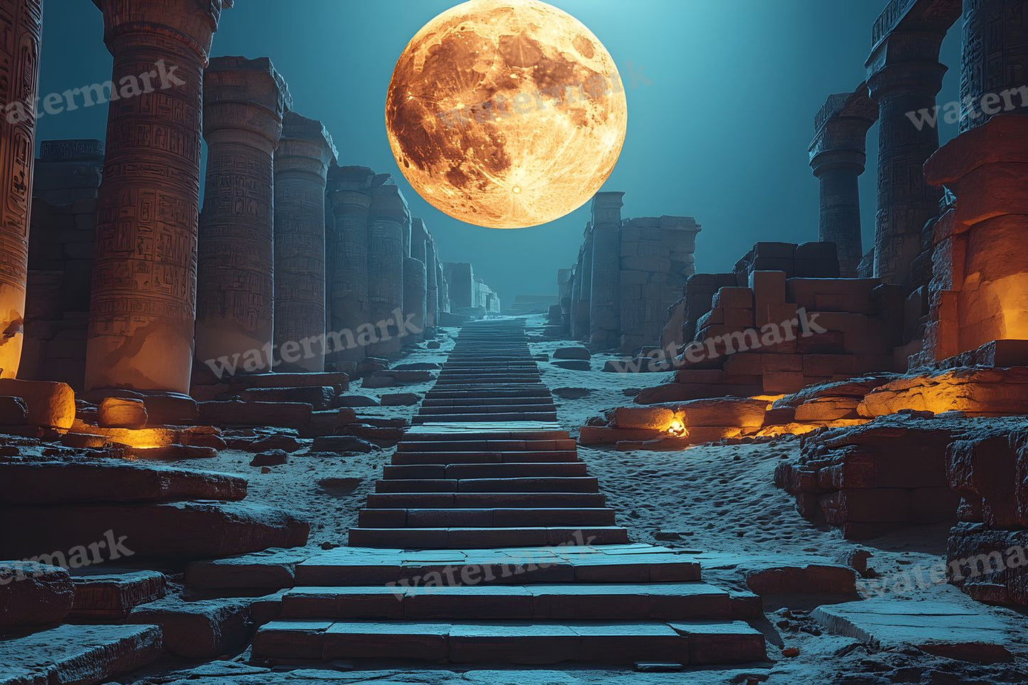 Ancient Egyptian Night Backdrop Images