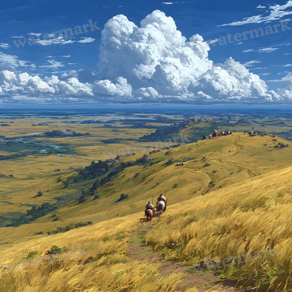 Ancient Mongolia Plains Backdrop Images