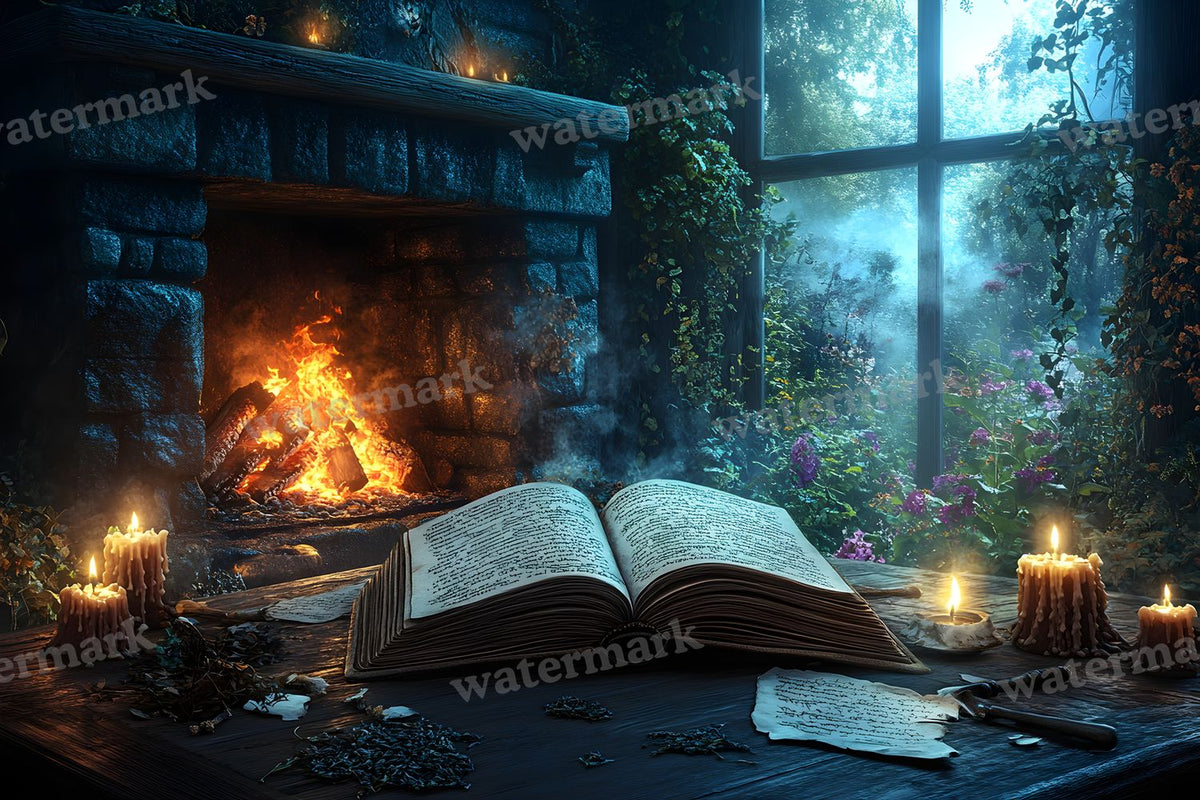 Ancient Witchgrimoire Backdrop Images