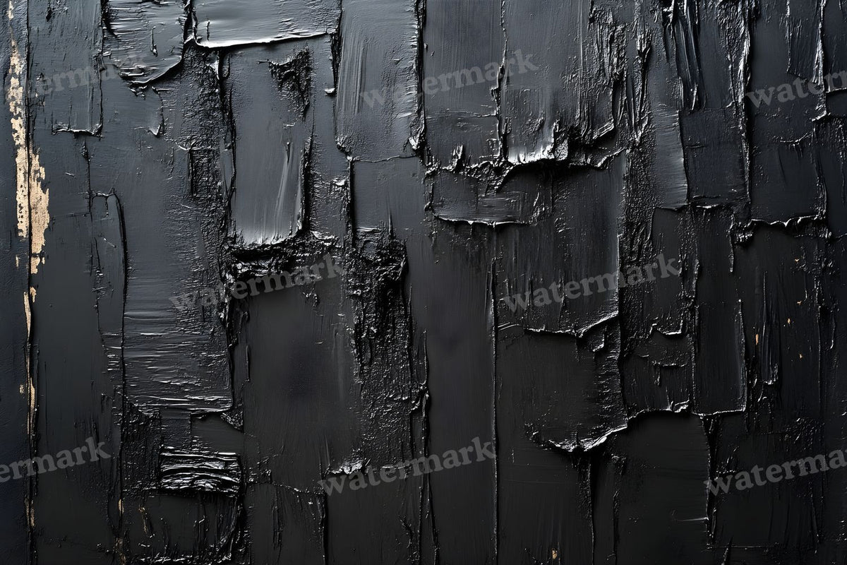 Black Texture Ethereal digital photo backdrop for photo editing, preview 12