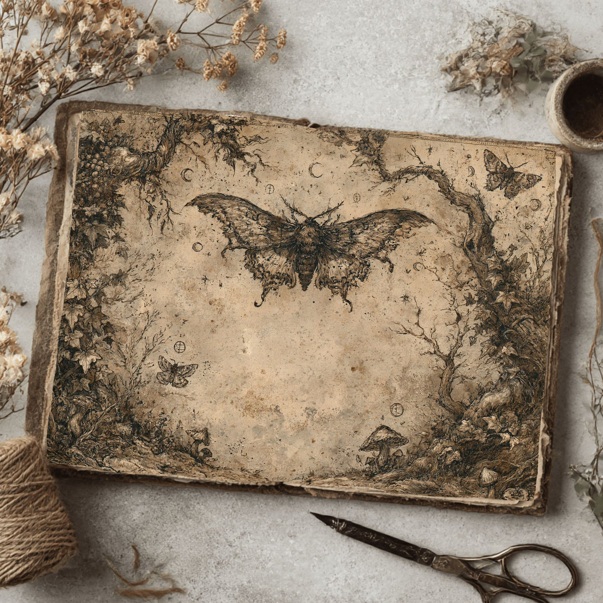Magical Forest Parchment