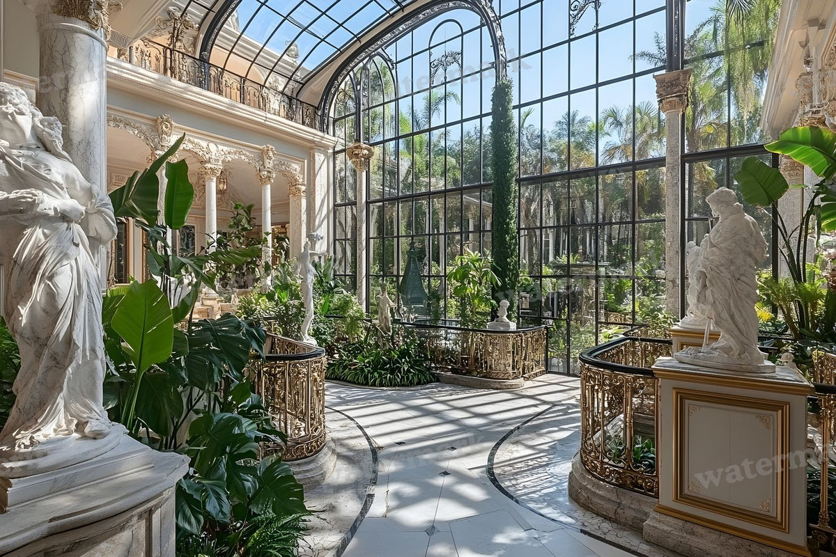 Regal Conservatory digital photo backdrop for photo editing, preview 12