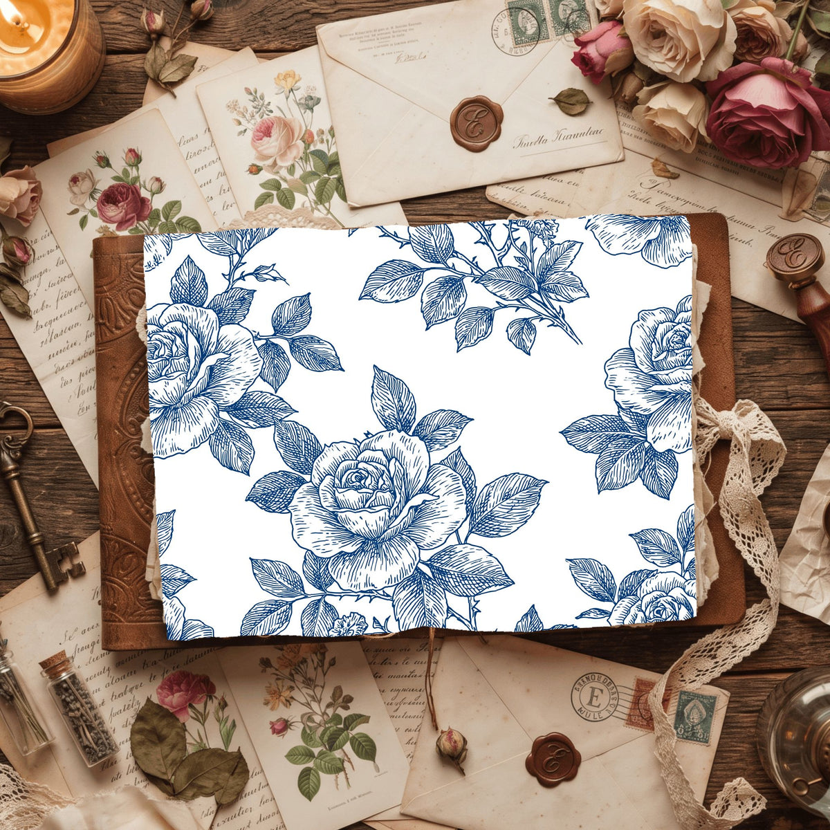 Seamless Botanical Floral Pattern