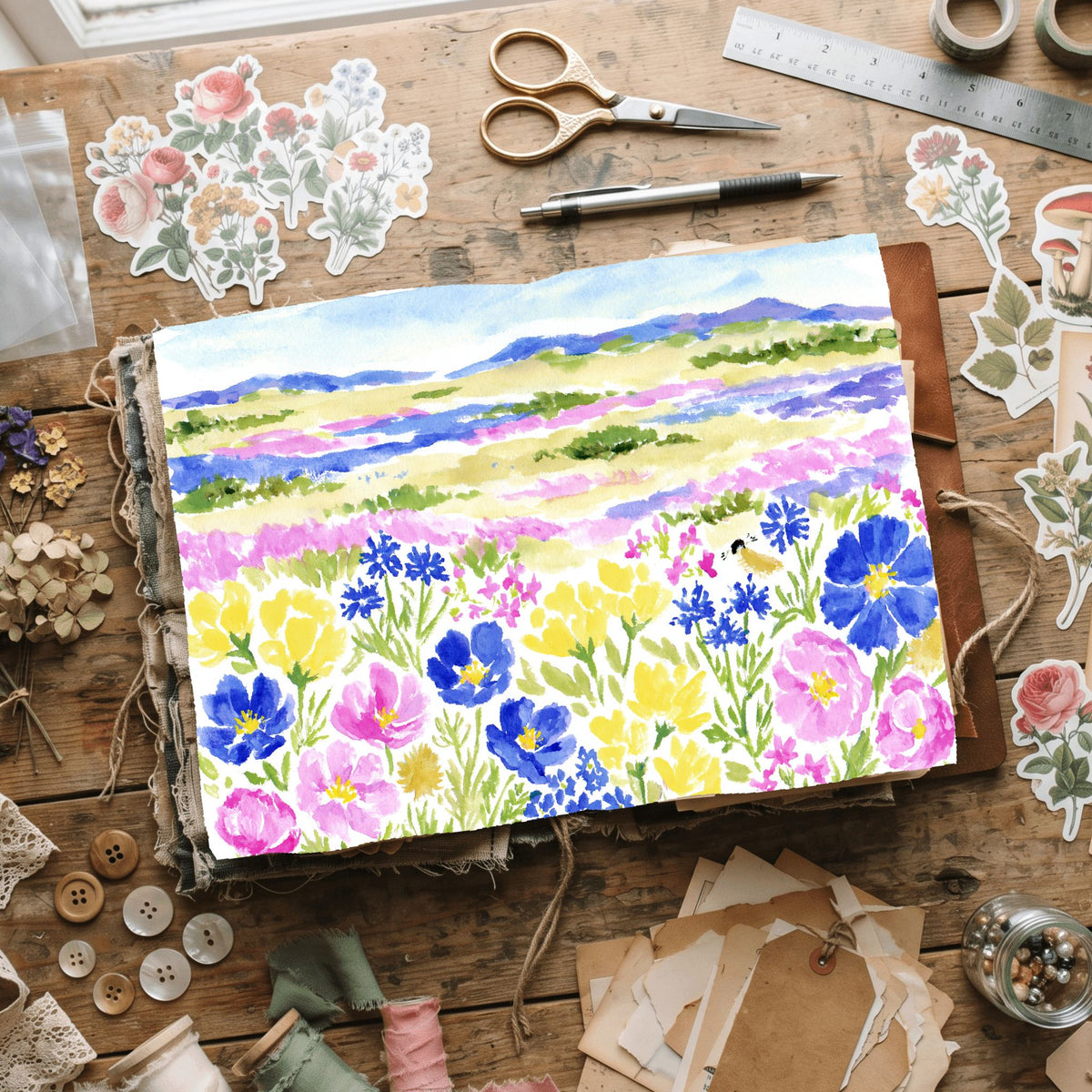 Soft Impressionist Landscape Painting