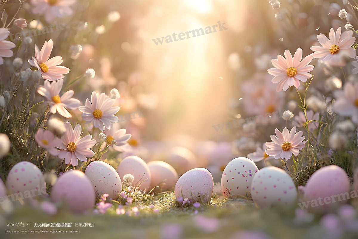 Spring Blossomeggscene Backdrop Images