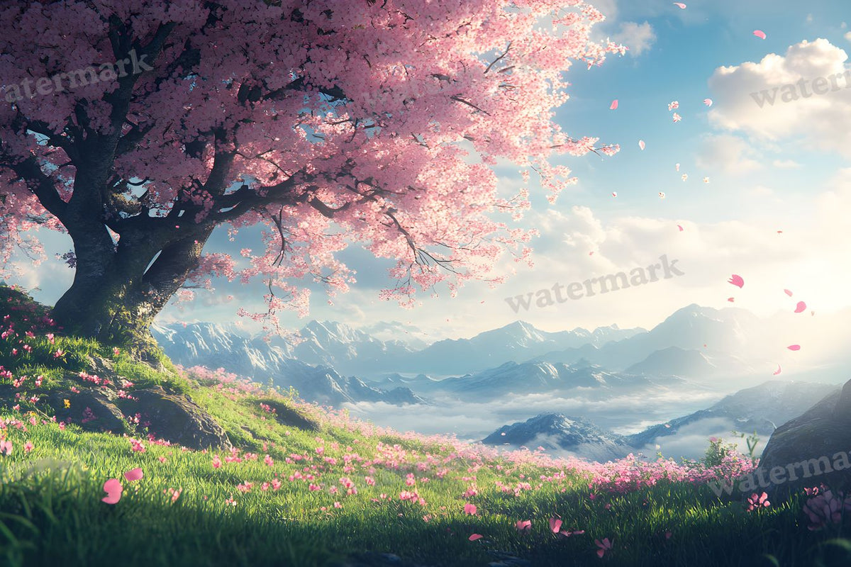 Spring Blossom Escape Backdrop Images