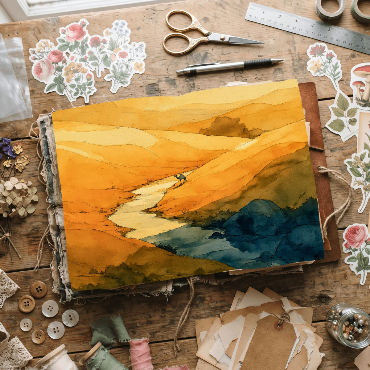 Warm Desert Landscape