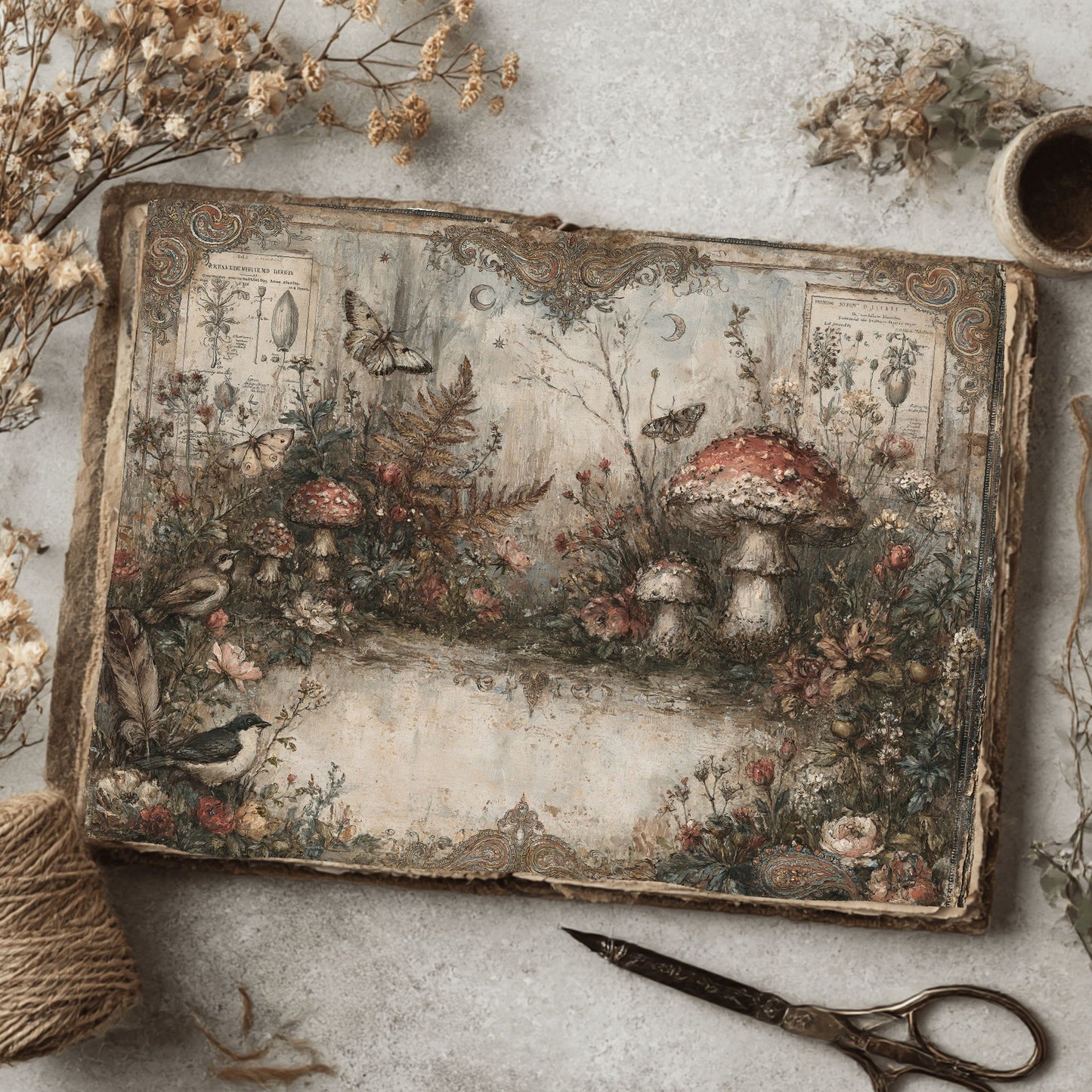 Woodland Hippie Ephemera Paper