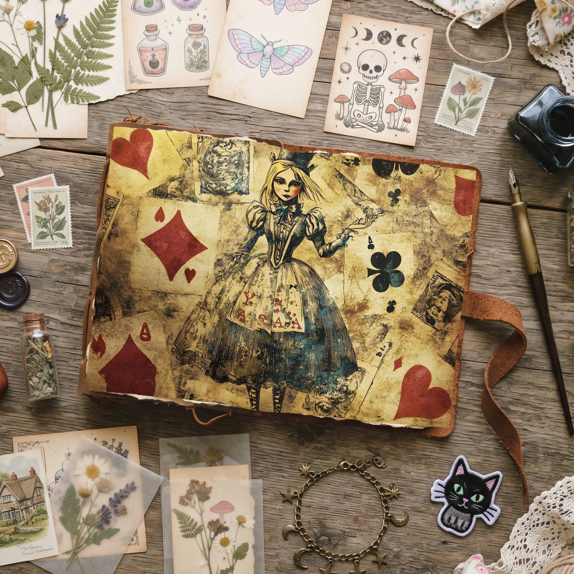 Alice In Wonderland Digital Papers