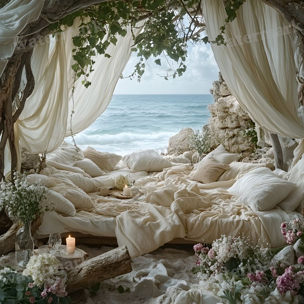 Bohemian Beach Backdrop Images
