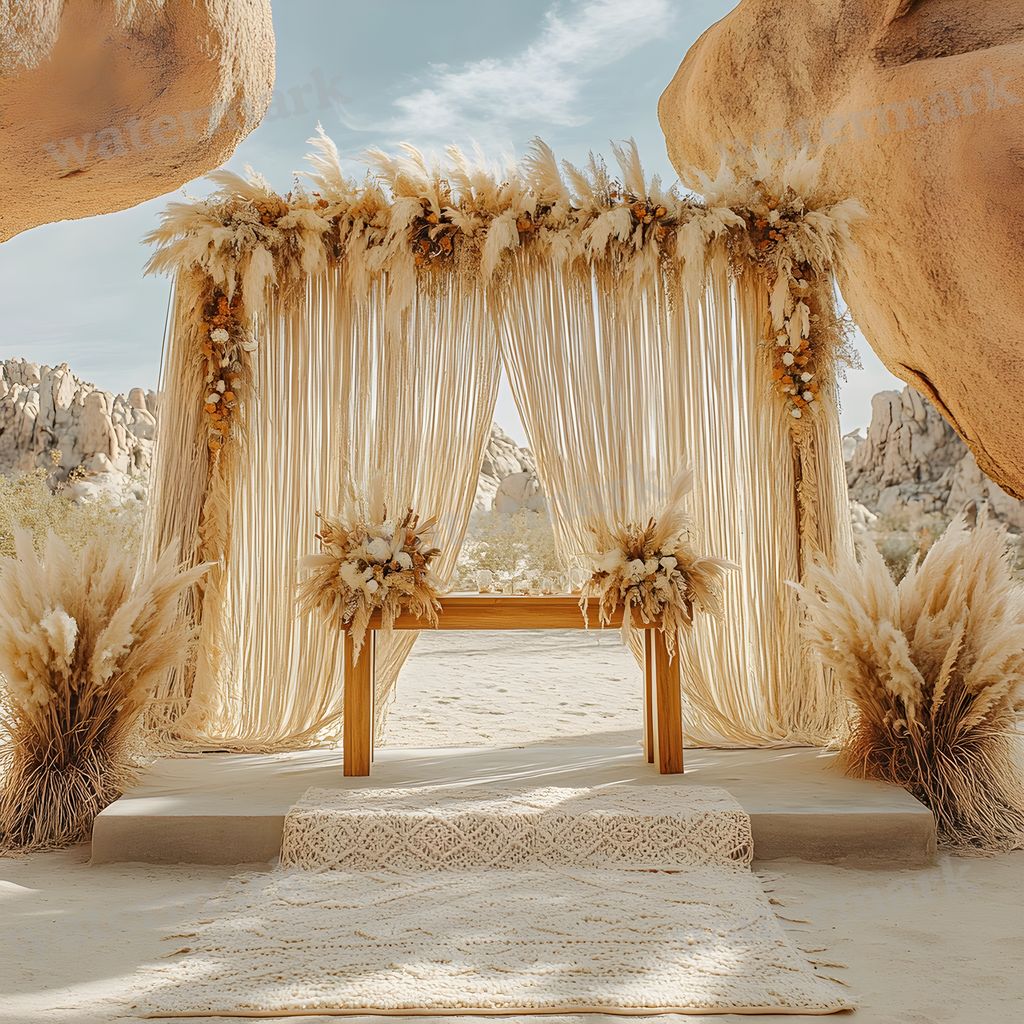 Bohemian Desert Backdrop Images