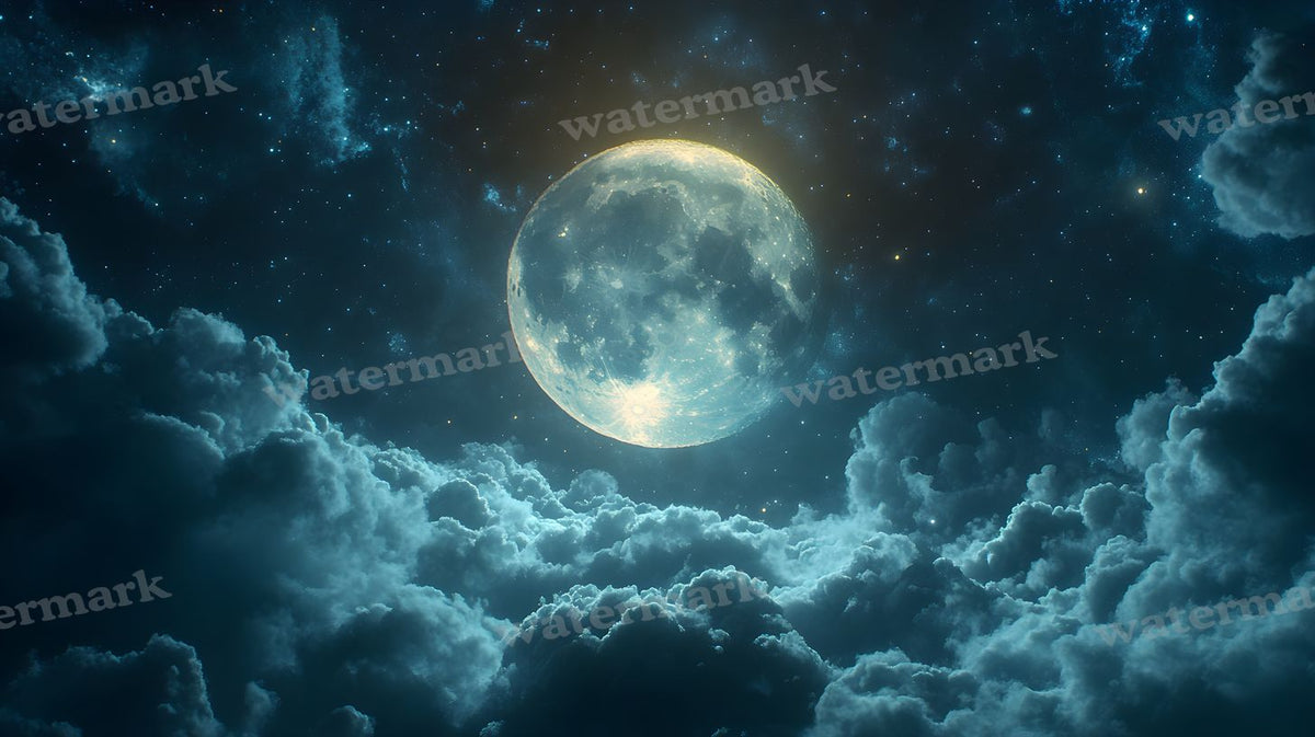 Celestial Moons Backdrop Images