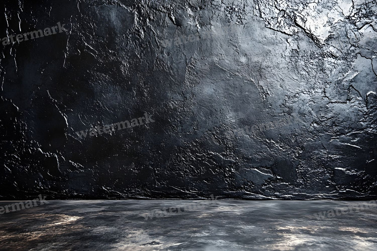 Charcoal Textured Wall digital photo backdrop for photo editing, preview 12