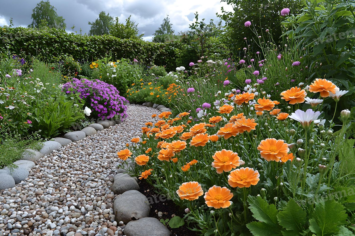 Charming Garden Backdrop Images