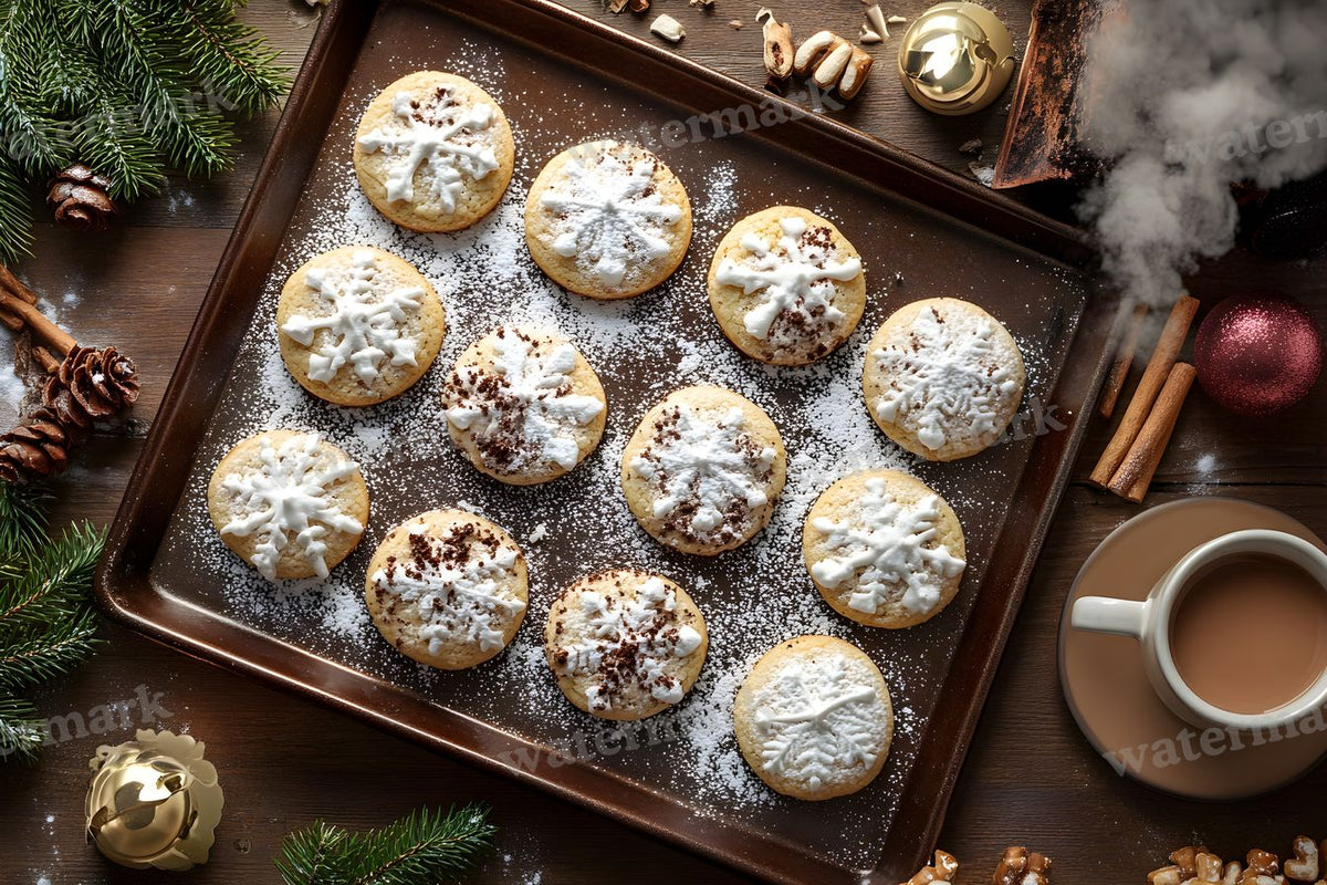 Christmas Cookie Backdrop Images