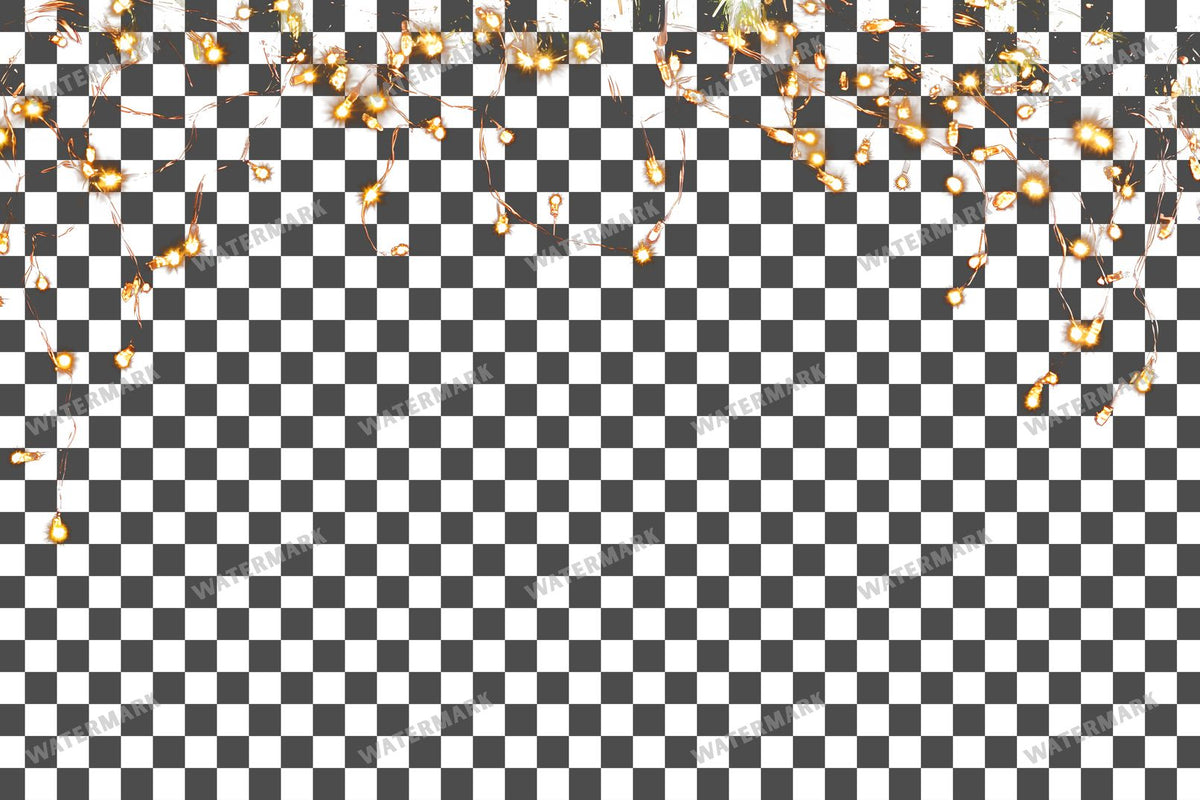 Christmas Lights Transparent Overlay Pngs