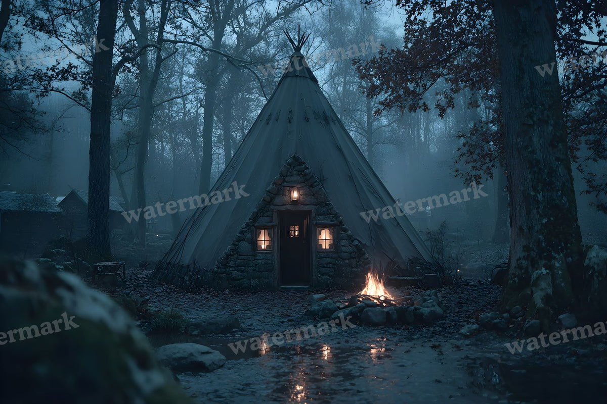 Cinematic Viking Scene Backdrop Images