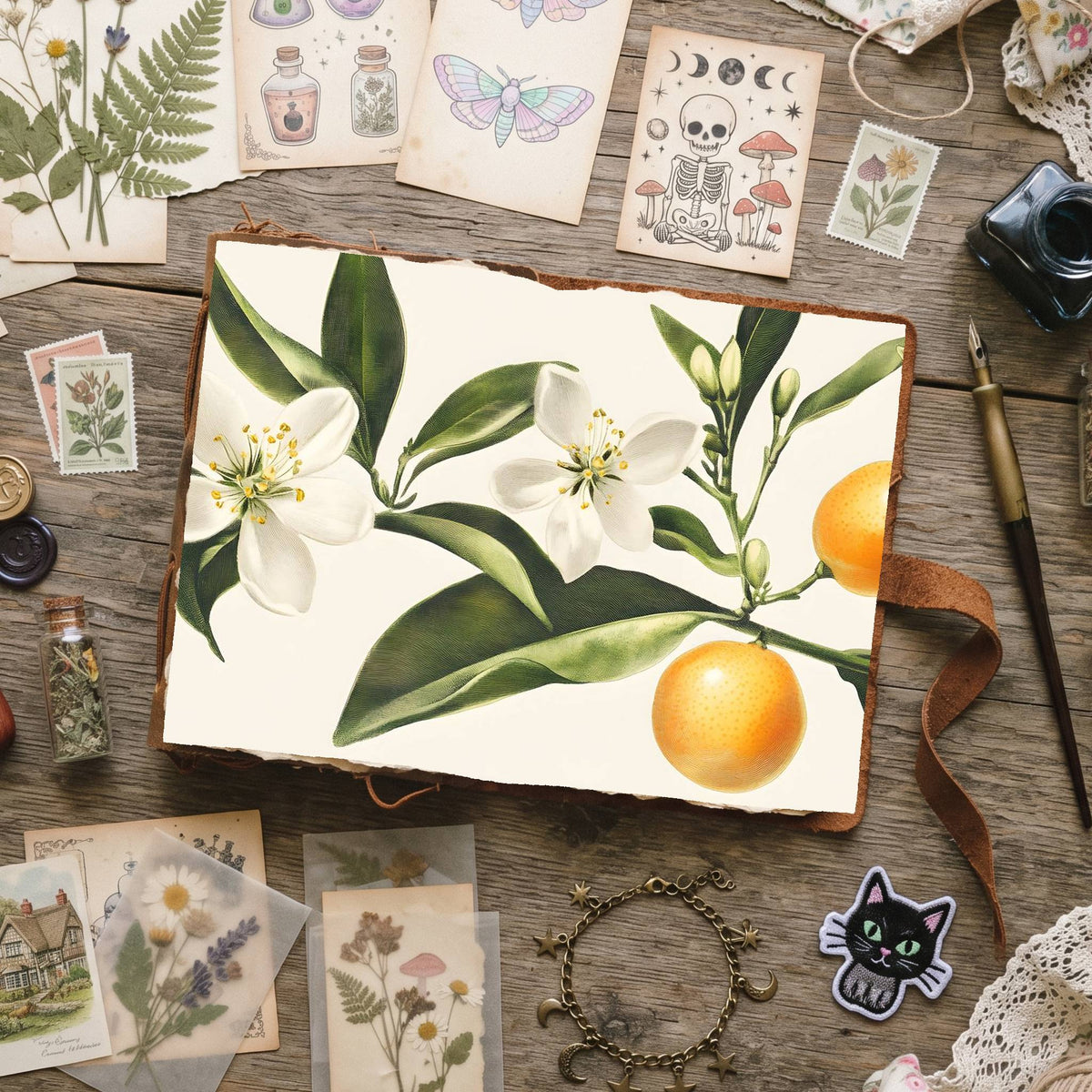 Citrus Blossoms Digital Papers