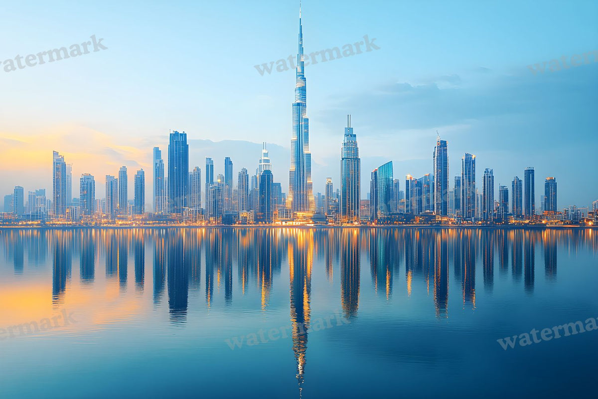 City Lightskyline Night Backdrop Images