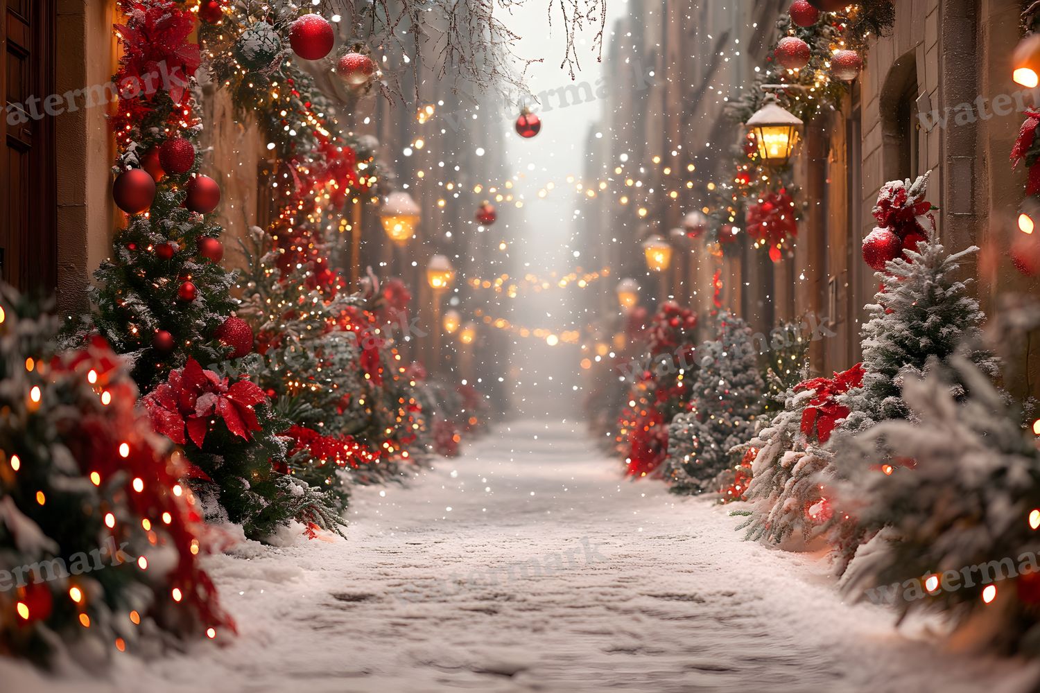Classic Christmas Backdrop Images