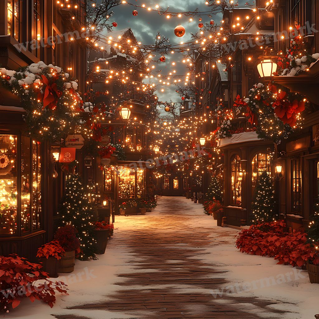 Classic Christmas Backdrop Images