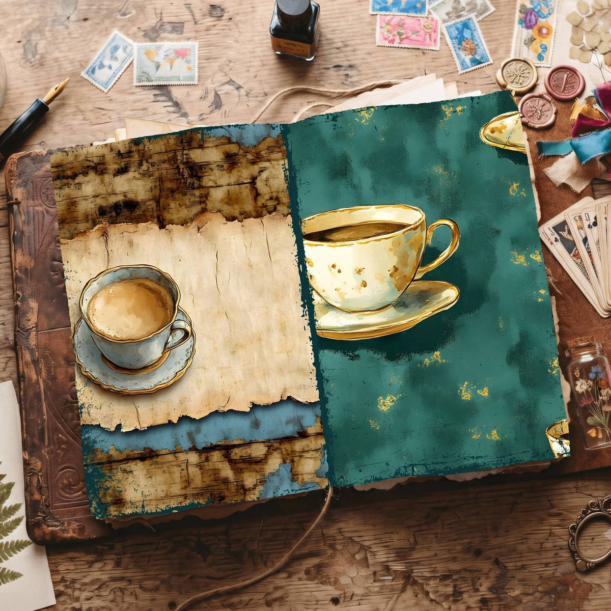 Coffee Digital Papers